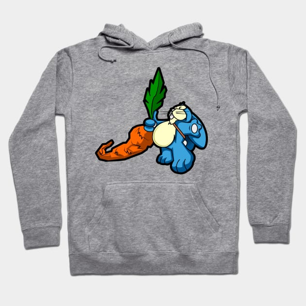 Behold carrot Bunny Hoodie by SuaveOne